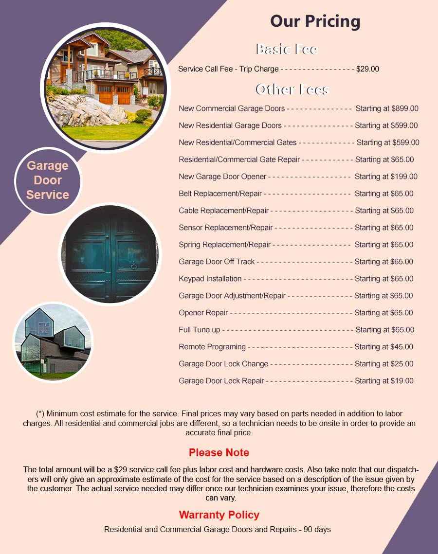 Community Garage Door Service San Marcos, CA 760-307-1218